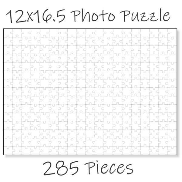 Blank 12x16.5 Inch Jigsaw Puzzle 285 Pieces 