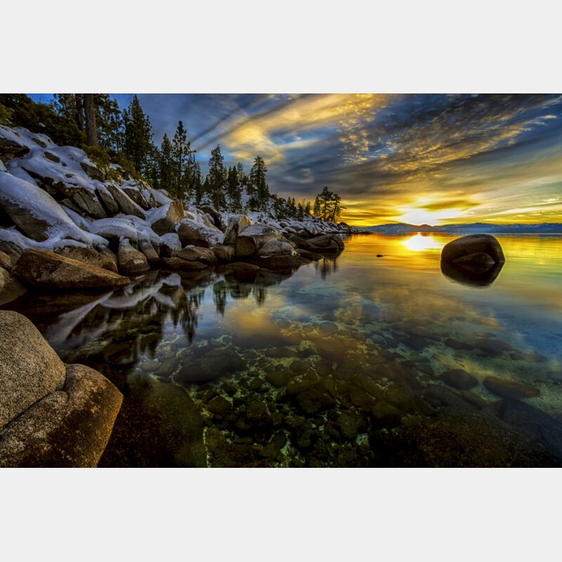 east shore tahoe evening scene by sellsworth d6xkgbc  1  Thumbnail