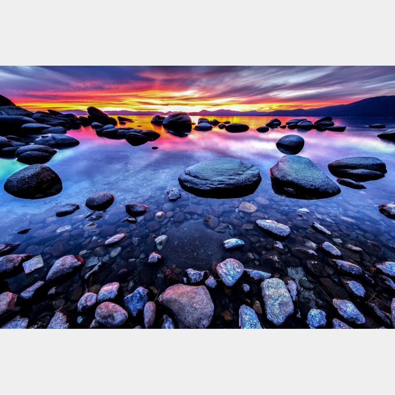 tahoe east shore autumn evening calm by sellsworth d9d3jog Thumbnail